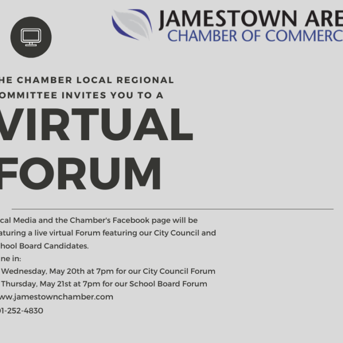 City Council: Virtual Forum Jamestown Events Calendar : Jamestown