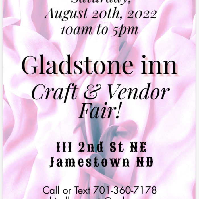 Gladstone Inn Craft Vendor Fair Jamestown Events Calendar