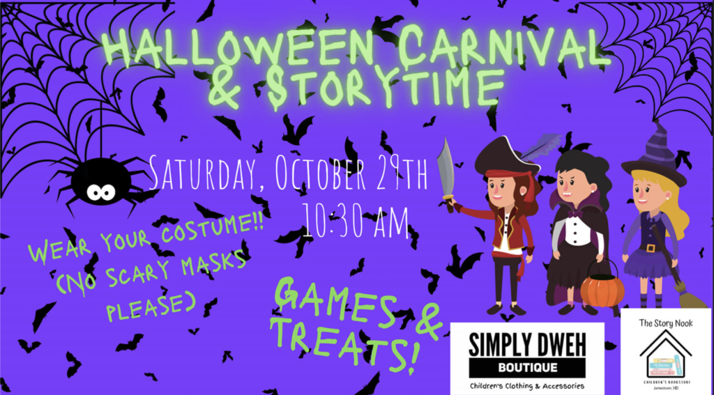 Halloween Carnival & Storytime Jamestown Events Calendar Jamestown